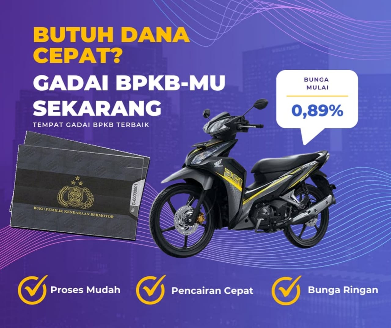 Kredit Jaminan Bpkb Motor Honda NewBlade R Dapat Dana Berapa? Seperti Ini Simulasinya